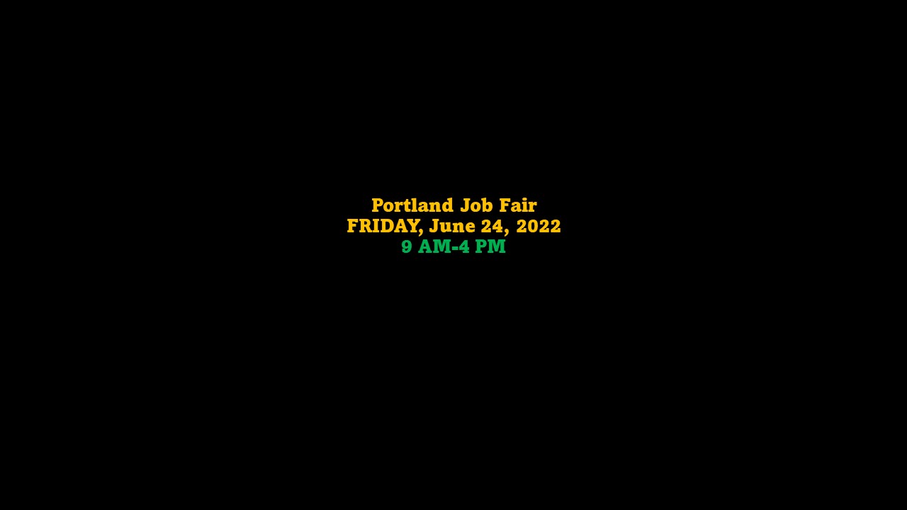 PORTLAND JOB FAIR