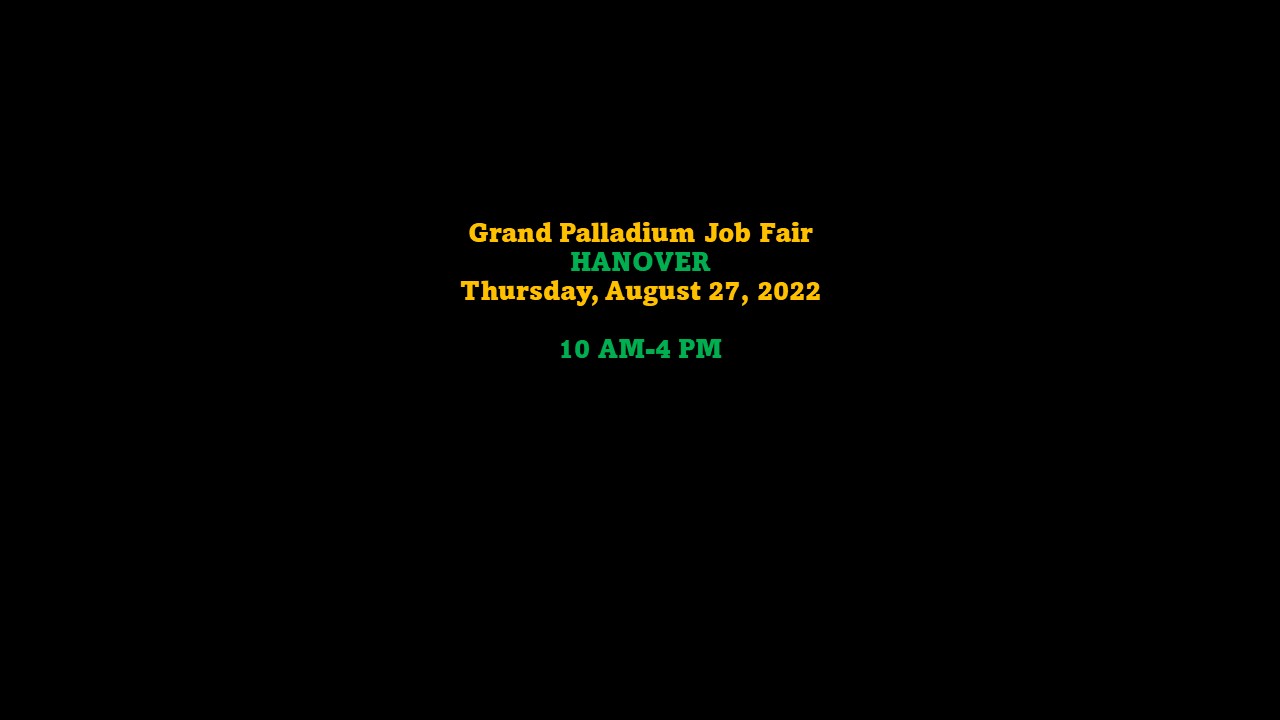 Grand Palladium Job Fair 
