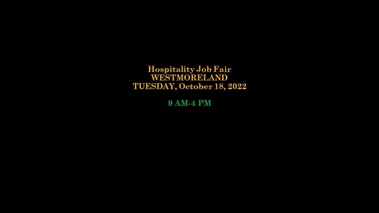 WESTMORELAND JOB FAIR