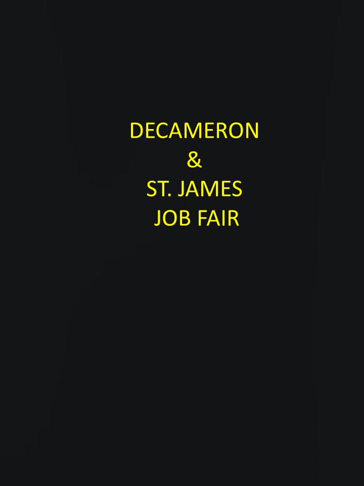 ST. ANN JOB FAIR
