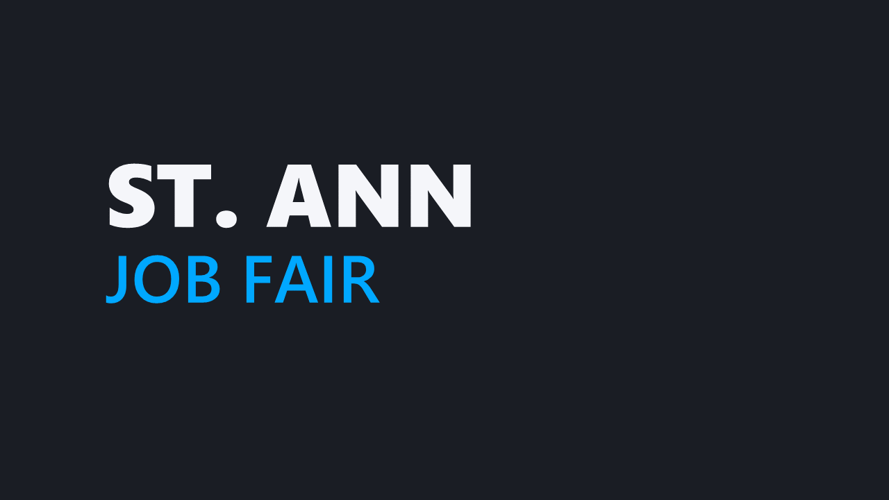 ST. ANN JOB FAIR
