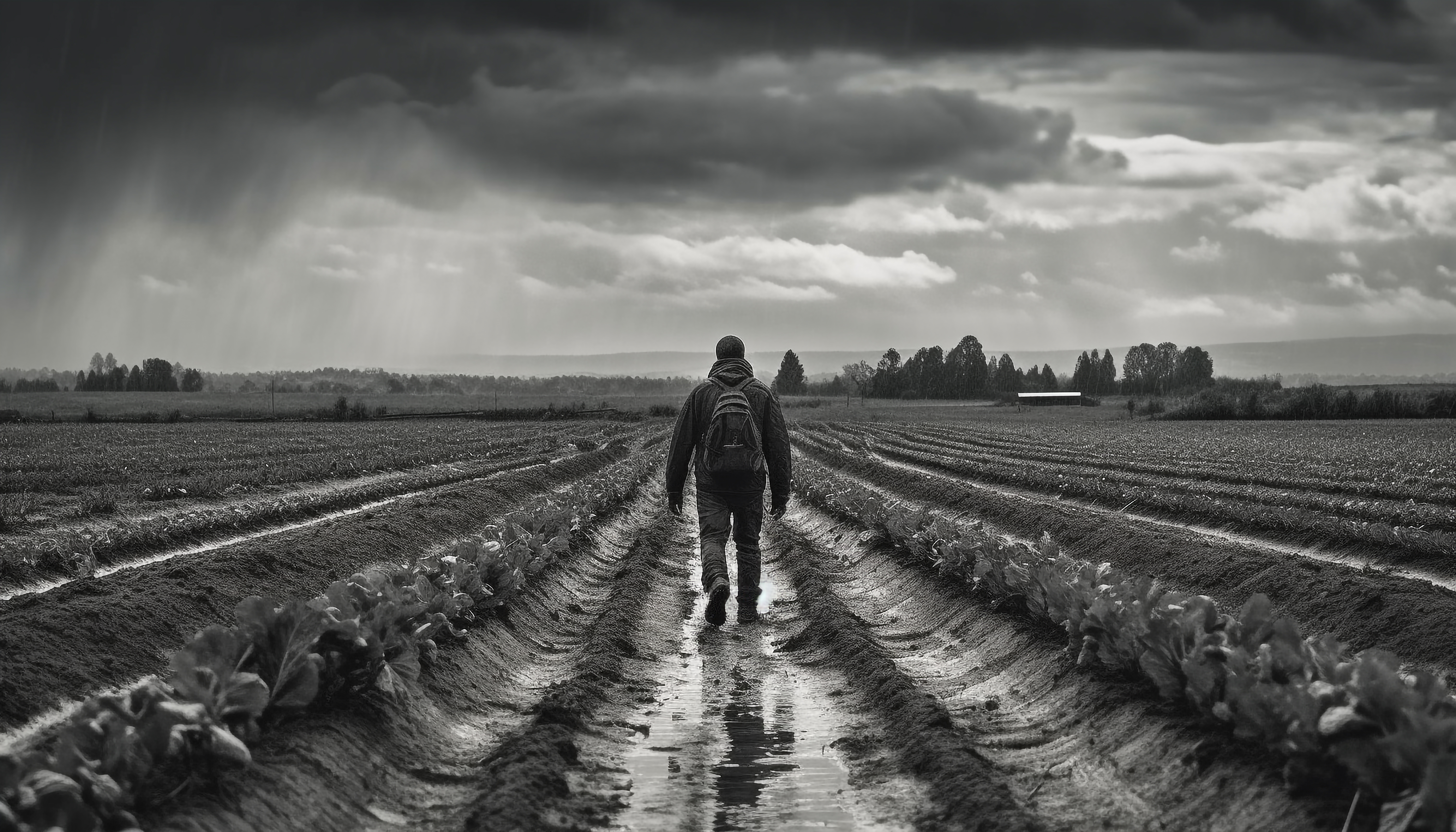 Worker on Farm