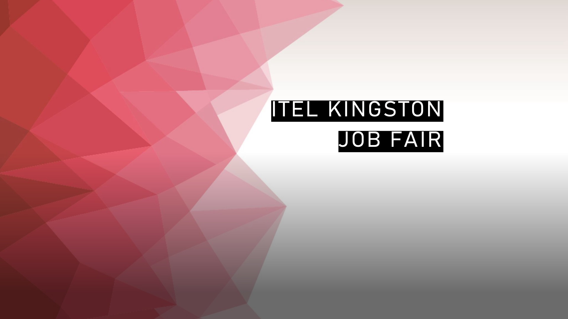 ITEL KINGSTON JOB FAIR