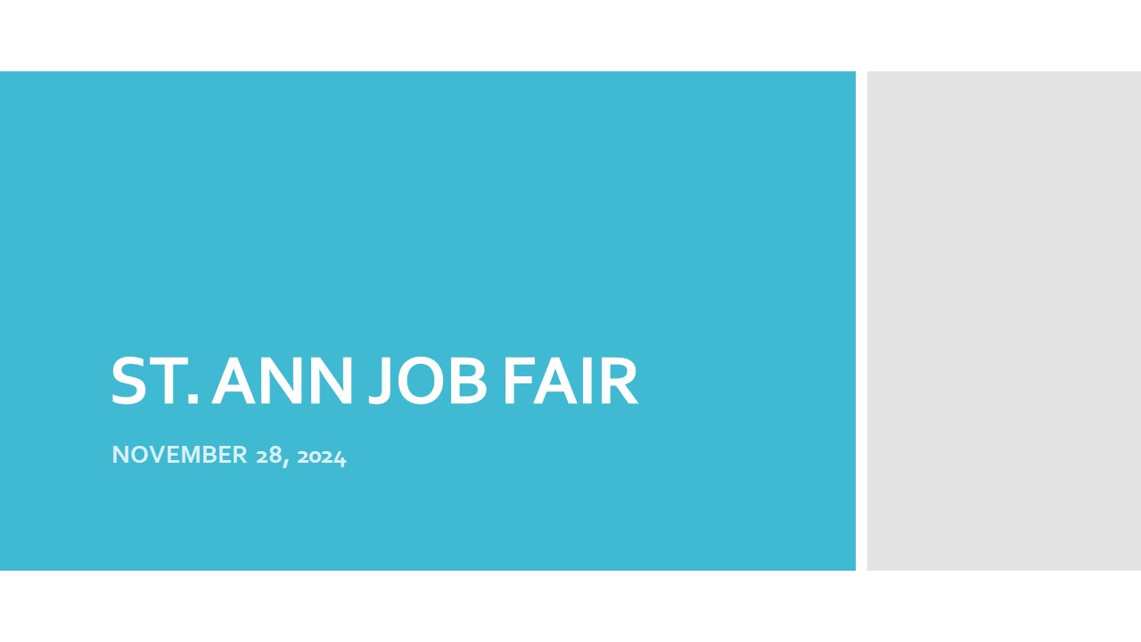 ST. ANN JOB FAIR