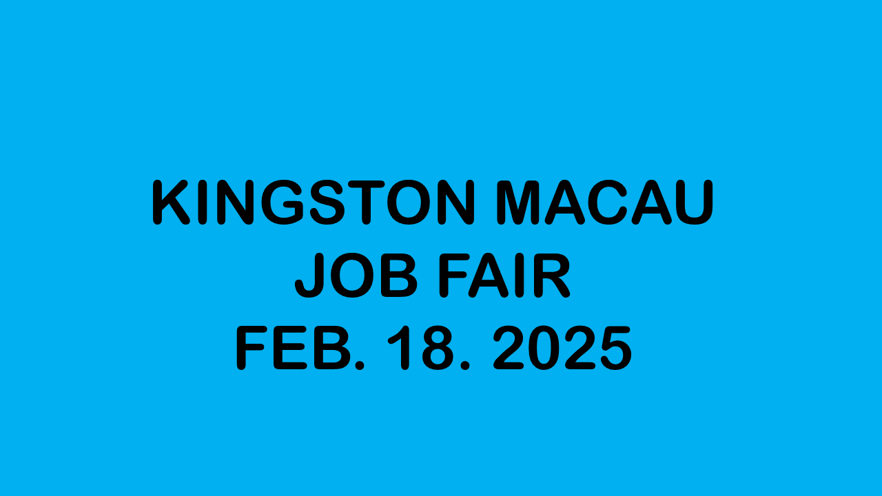 KINGSTON MACAU JOB FAIR