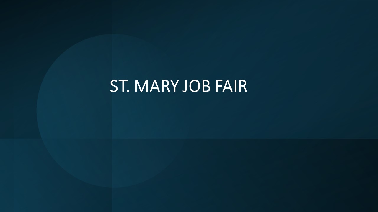 ST. MARY JOB FAIR