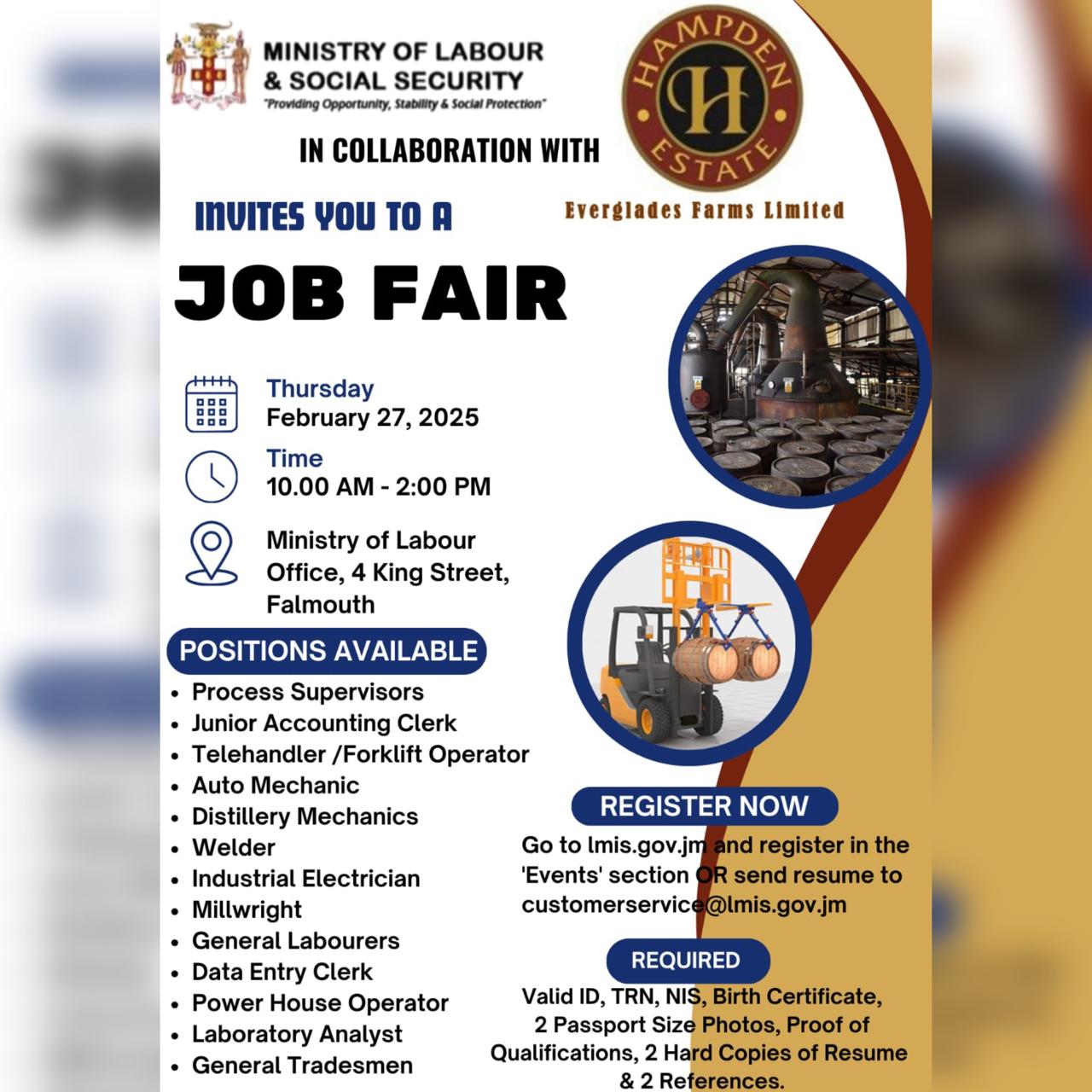 HAMPDEN ESTATE JOB FAIR 